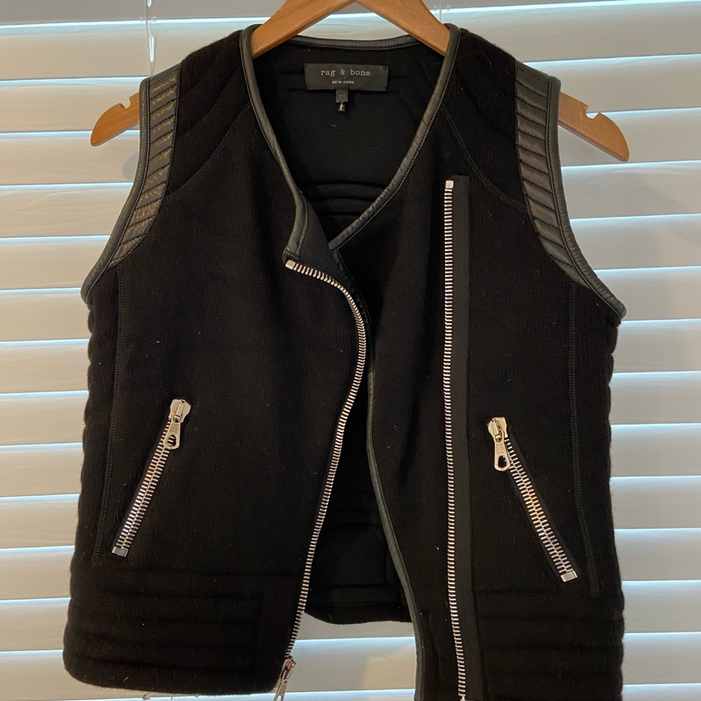 Rag & Bone Black Vest